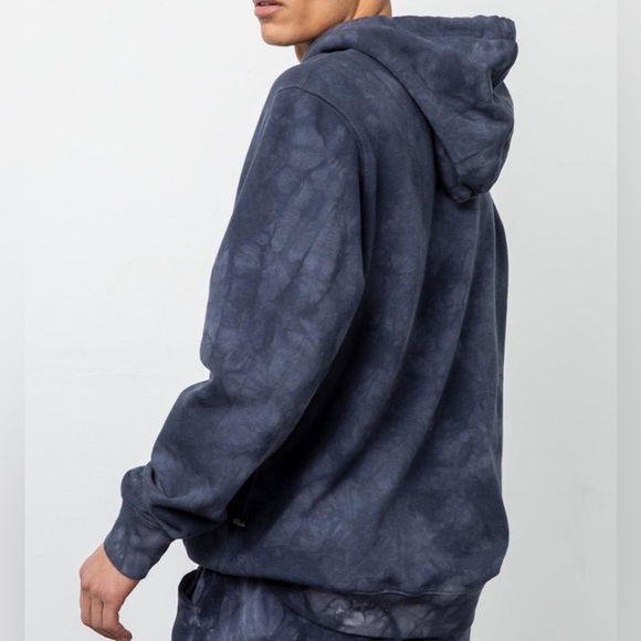 EUC-Rails Fulton Tie Dye Hoodie Sweatshirt Mens Blue Pullover - Picture 9 of 9